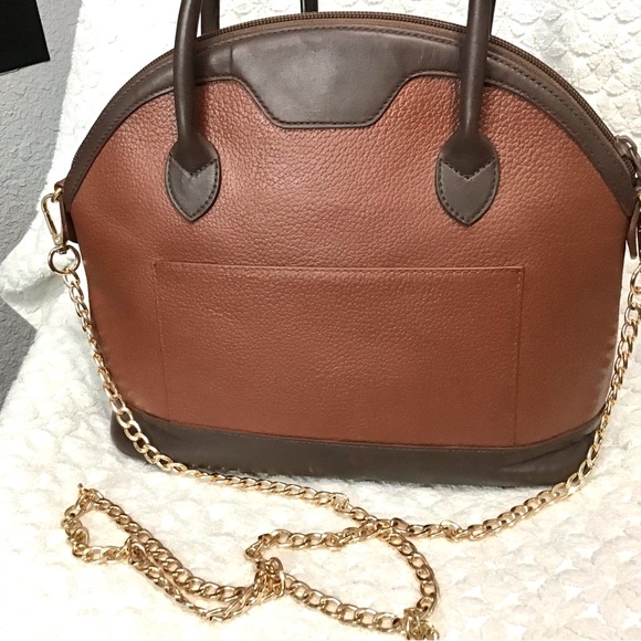 Burberry Leather 2 Way Satchel - Picture 2 of 12